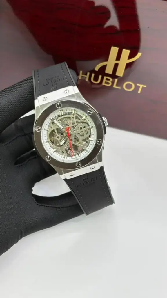 Montre Hublot Homme Noir Gris