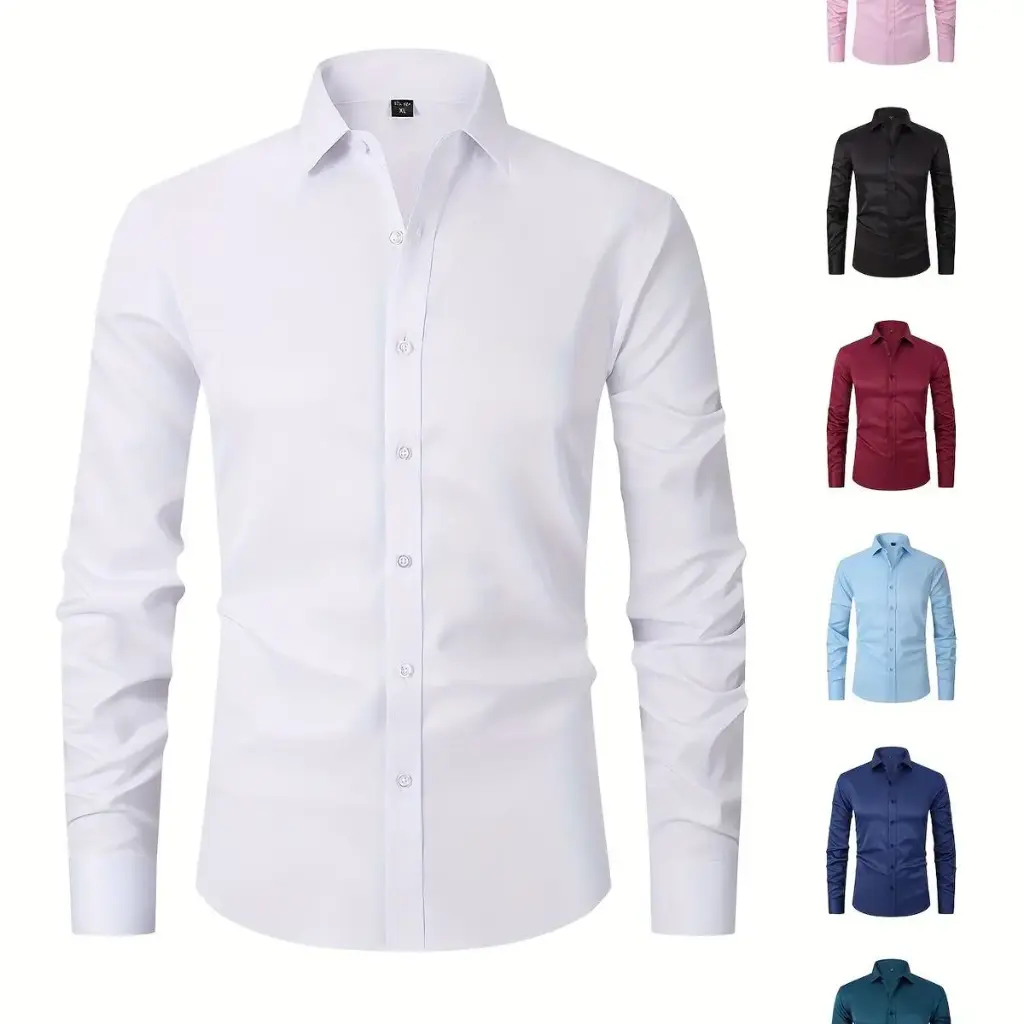Chemise longue mâche matière coton 100% au qualité 